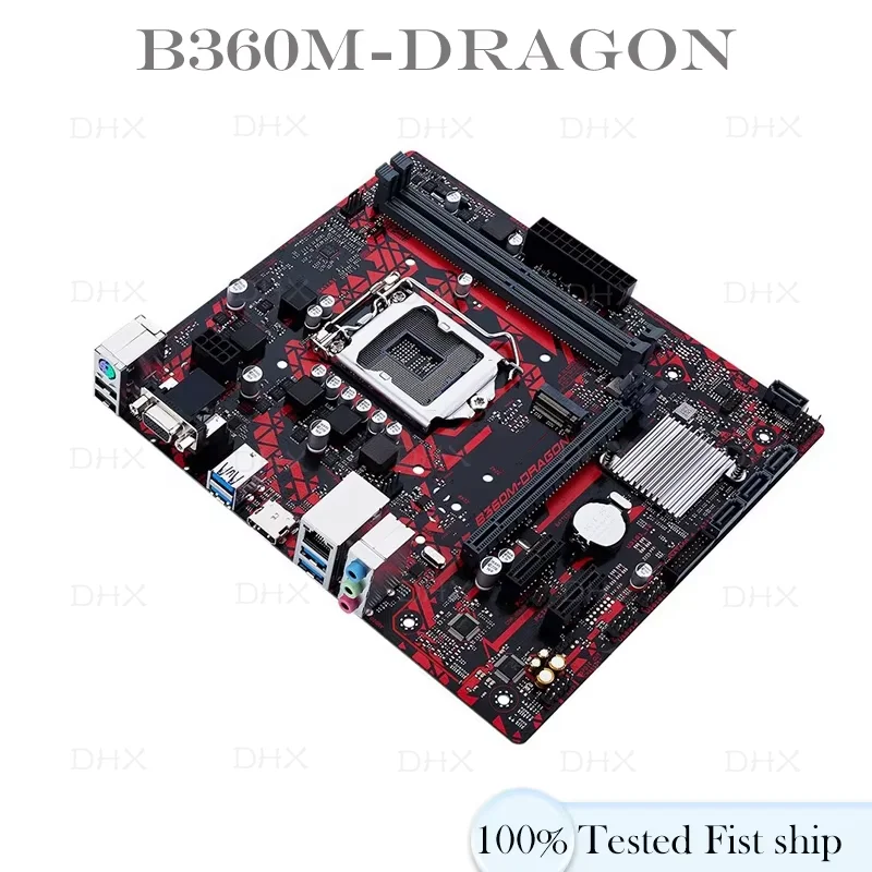 Micro ATX B360 Mainboard For B360M-DRAGON Motherboard 32GB PCI-E3.0 M.2 VGA HDMI LGA 1151 DDR4 100% Tested Fully Work DH