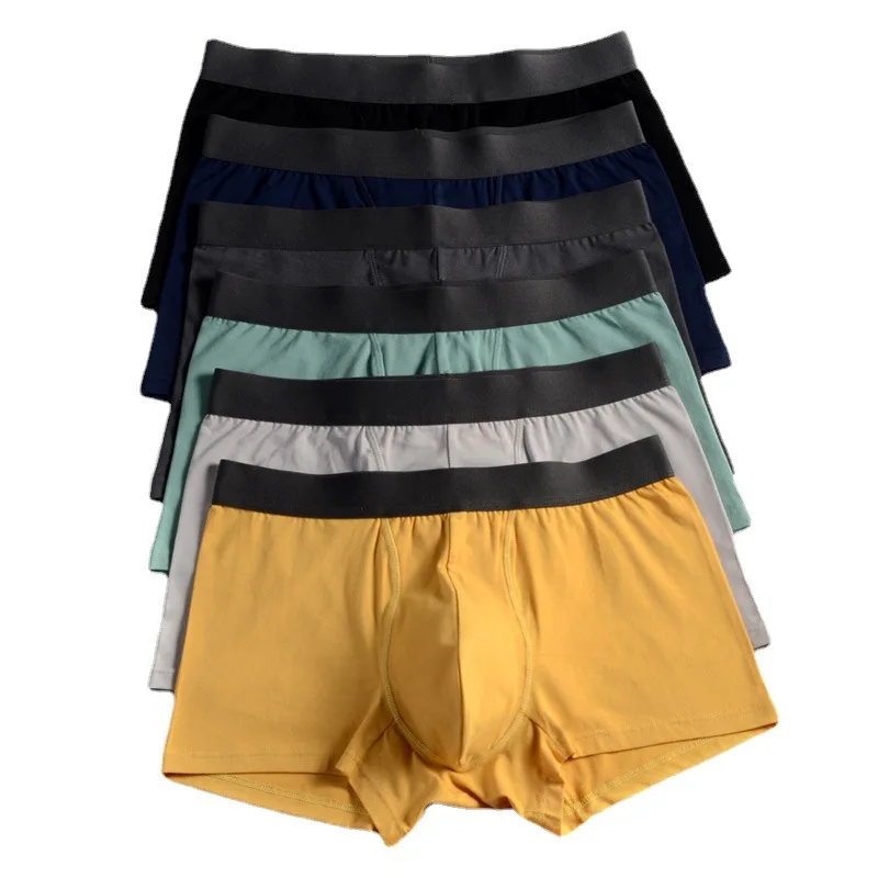 

Men's underwear trendy men's boxers pure cotton crotch men's boxer shorts head manufacturer wholesale 6008
