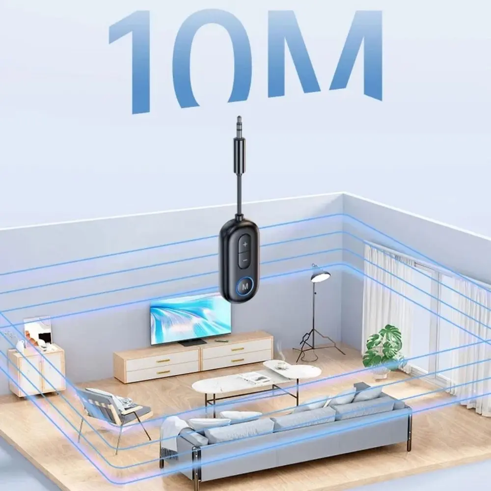 2 in 1 블루투스 5.4 수신기 송신기 미니 3.5mm AUX 블루투스 무선 어댑터 무선 I-WAVE 오디오 송신기 수신기