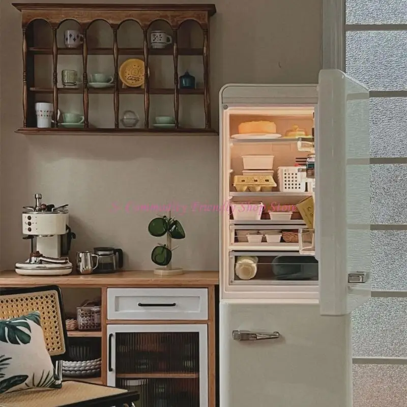 

85AE деревянная стойка для ролевых игр в американском стиле, кукольный домик, украшение для гостиной, безопасный миниатюрный для