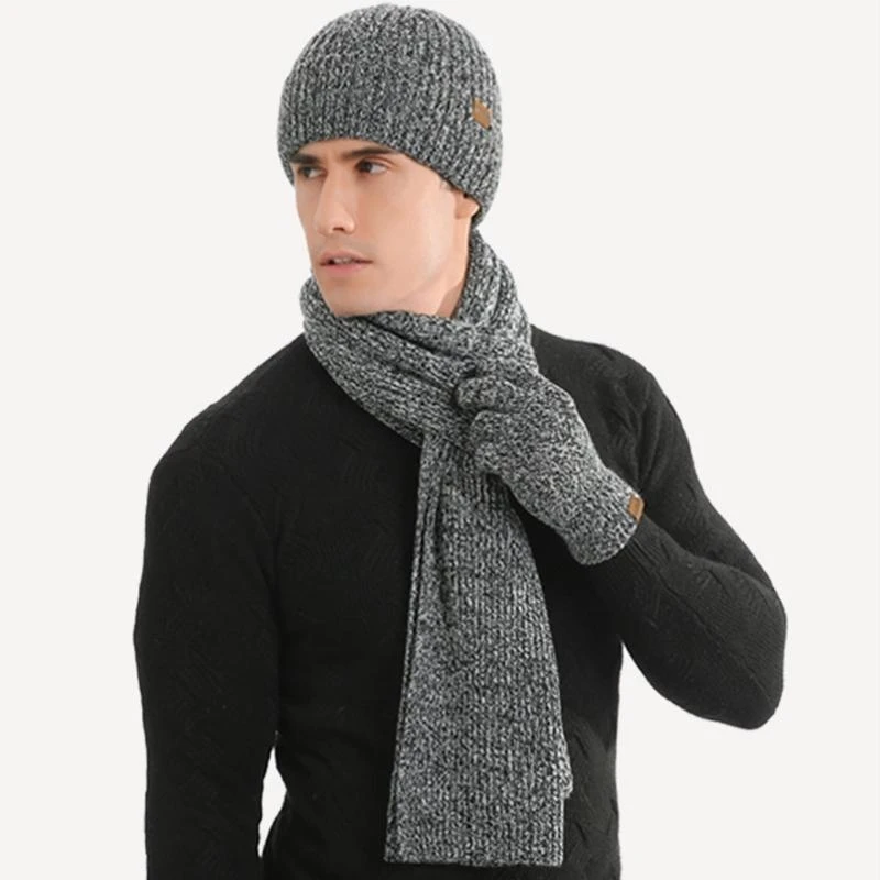 49MF High-end Autumn And Winter Warm Suit Multi Color Gloves for Touch Screen Men