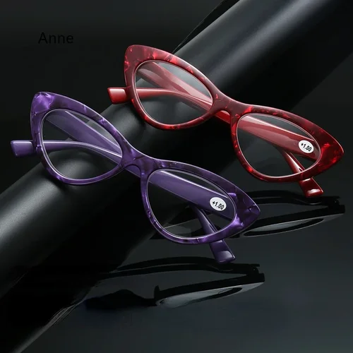 Imagen 2 del producto Nuevas gafas de lectura tipo ojo de gato para mujer, gafas de lectura para presbicia ligeras 1,0 1,5 2,0 2,5 3,0 3,5 4,0, gafas para presbicia