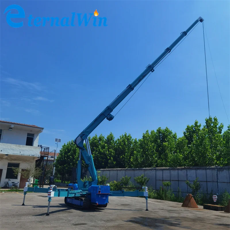 Bestselling 6ton-50ton Crawler Spider Crane diesel Powered With Remote Control