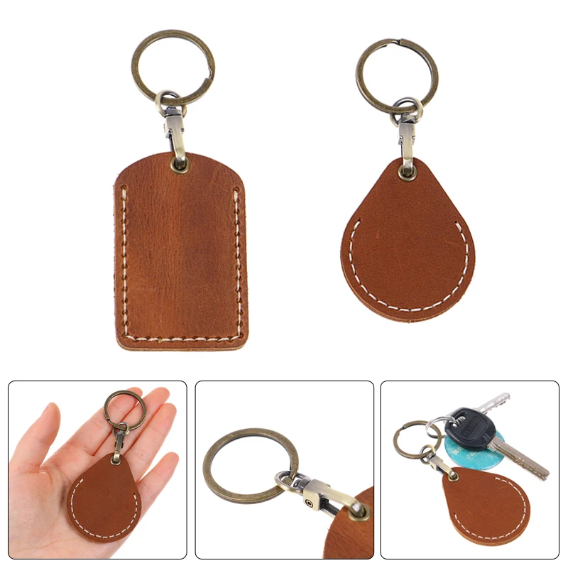 1pc Keychain Key Ring Doorlock Access Control Tags Keyfob Tag ID Card Case Keychain Access Card Bag Key Tag Ring 24 Styles