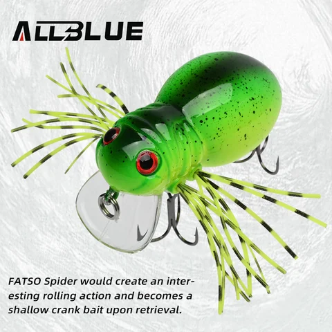 Воблер ALLBLUE FATSO SPIDER 41 мм для ловли рыбы — фото товара