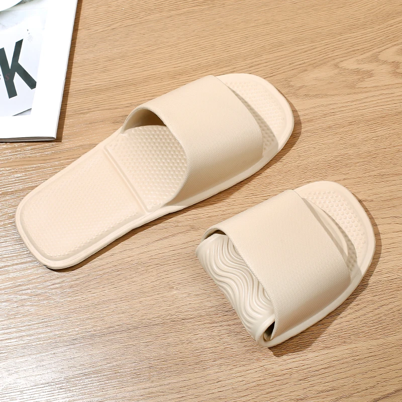 Portable Foldable Home Slippers Hotel Travel Non-Slip Bathing House Guest Use Men's Women's Unisex Flat Shoes Salon Homestay