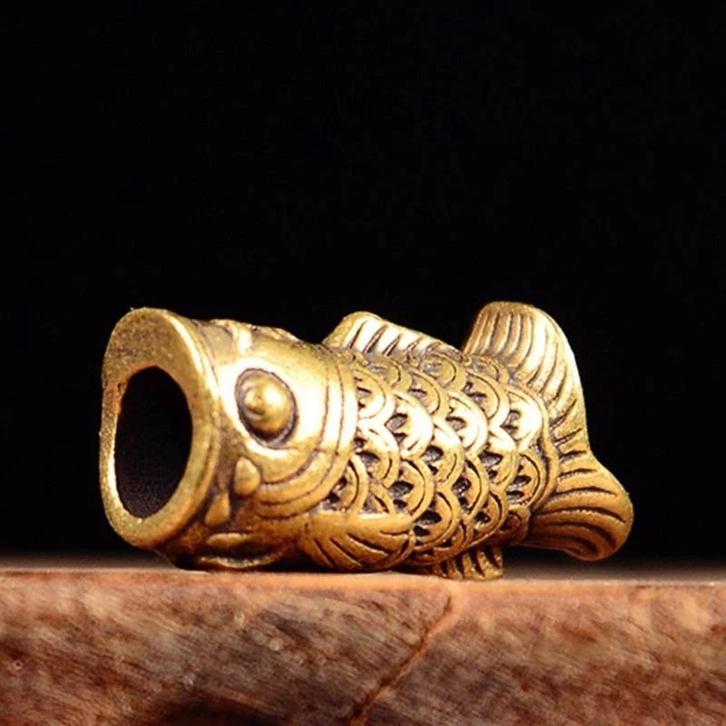 15yc uitgebreide karper metalen kralen hanger voor paracord en sieraden knutselen gat