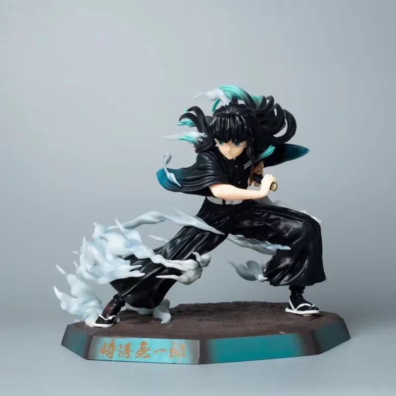 18cm Anime Tokitou Muichirou Action Figure Model Toy PVC Demon Slayer Kanroji Mitsuri Figure Statue Collection Decorative Gifts