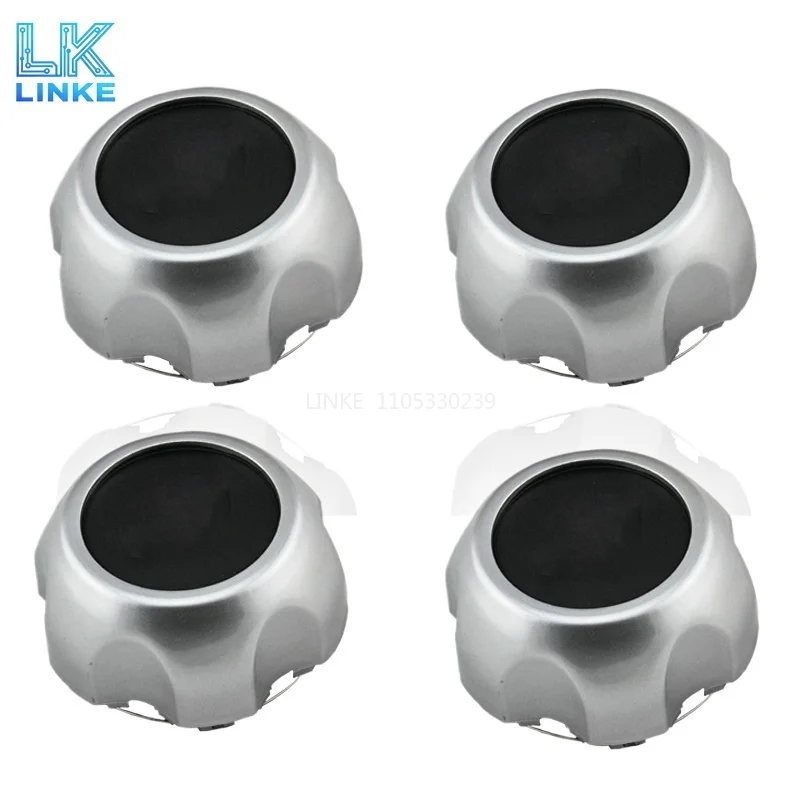 LINKE Juego de 4 Tapas Centrales para Ruedas de Coche de 16 Pulgadas 40315-7Z100 para Nissan Frontier Xterra 2000 2001 2002 2003 2004 Cromadas