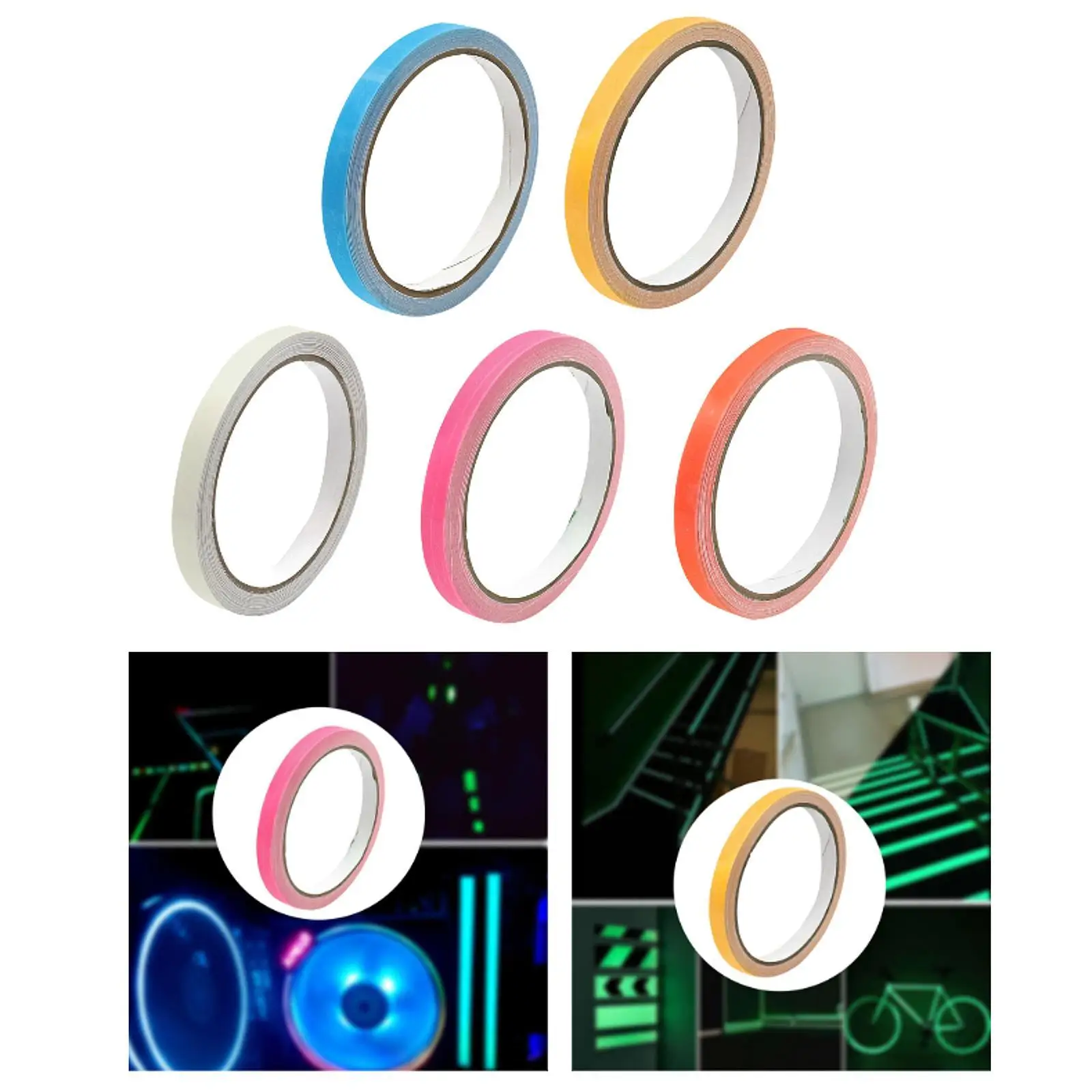Glow in The Dark Tape Strong Sticky High Bright for Stage Exit Sign Stairs