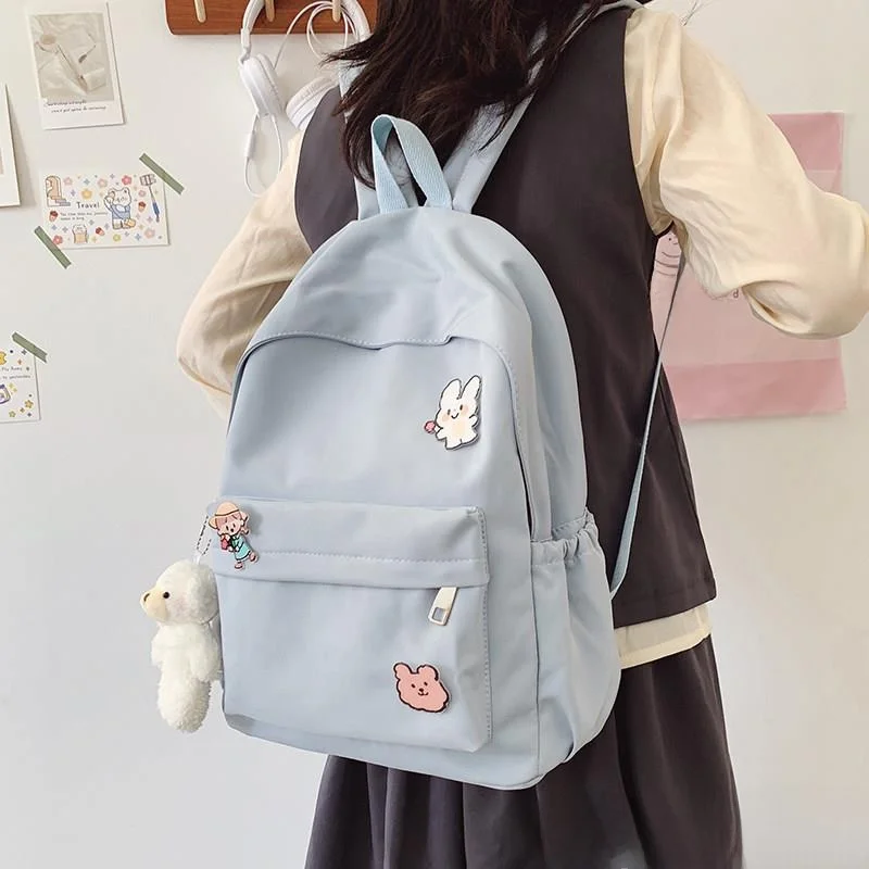

Women's Backpack School Bag Travel Bag Dual Shoulder Bag Summer Travel Bag for Junior And High School Students And College St...