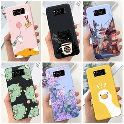 For Samsung Galaxy S8 Case SM-G950F Phone Cover New Design Dinosaur Duck Soft Slim Funda For Samsung S8 Plus S8+ SM-G955F Bumper