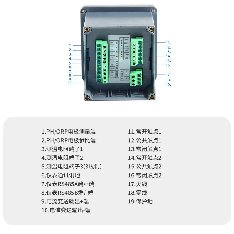 PH Transmitter Online PH/ORP Meter Detector Acidity Meter Controller