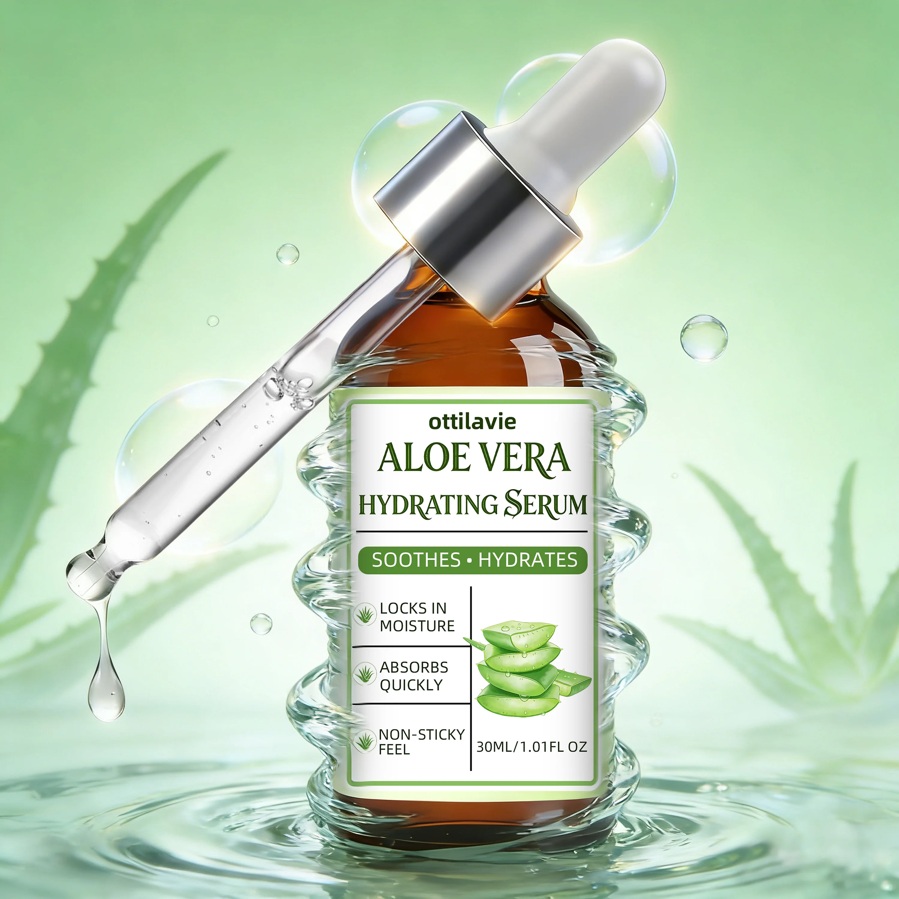 Ottilavie Aloe Vera Serum: Nawilżenie i Ukojenie