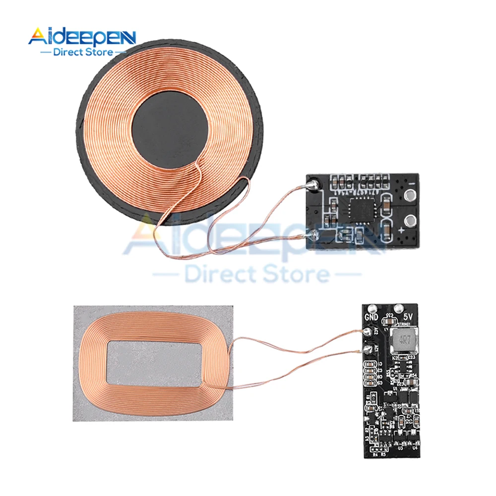 Transmitter Module Coil Circuit Board 5V 600mA 1A 3W 5W Charging Wireless Charger PCBA DIY Standard Accessories