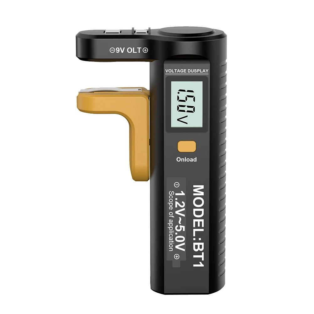 Digital Battery Tester Battery Checker Volt Checker Battery Capacity Check Detector for AA AAA C D 9V 1.5V Button Cell Batteries