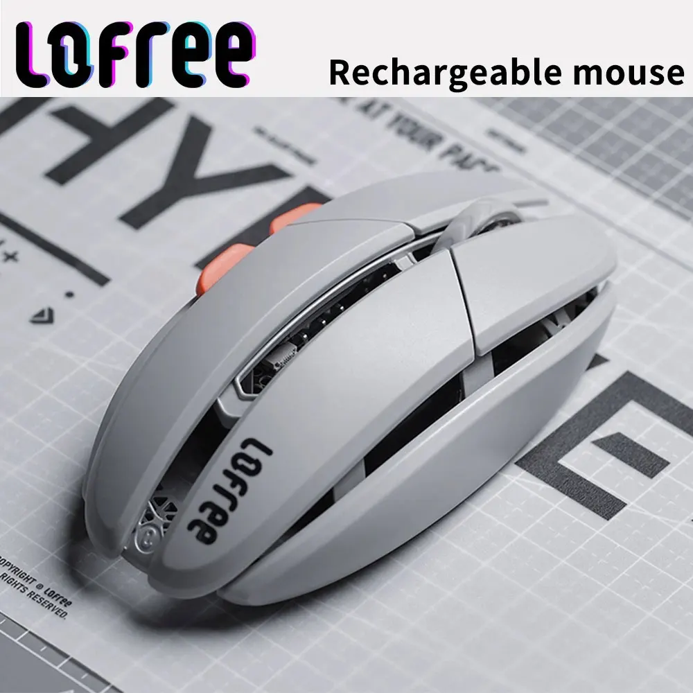 

Lofree Wireless Gaming Mouse 8000Hz 3-Mode 2.4G/Wired/Bluetooth Mouse Low Latency HYPACE PAW3950 Game Sensor Streamlined Design