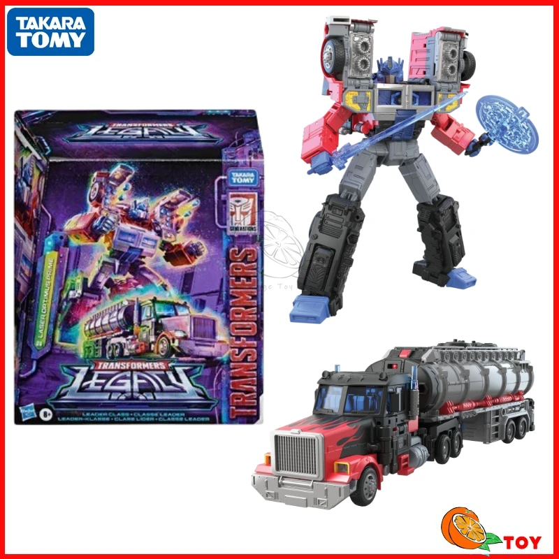 

In stock Takara Tomy Transformers toys Legacy Laser Optimus Prime Model Robot Collection Action Figures Toys Gifts Hobbies