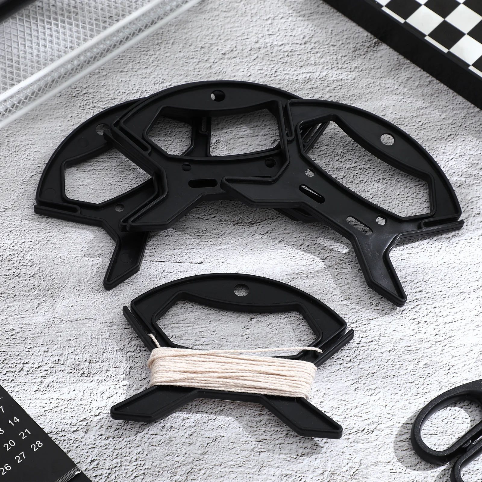 

10Pcs Wire Winder Cord Storage Reel Ergonomic Design for Easy Cable Management Wind Up Cord Storage Cable Spool