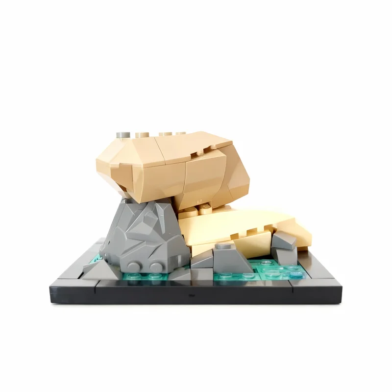 272 Pezzi MOC Architettura Copenhagen Modello della Sirenetta Blocchi da Costruzione Regalo di Natale Giocattolo Idea Creativa Educativa Mattoncini per Bambini