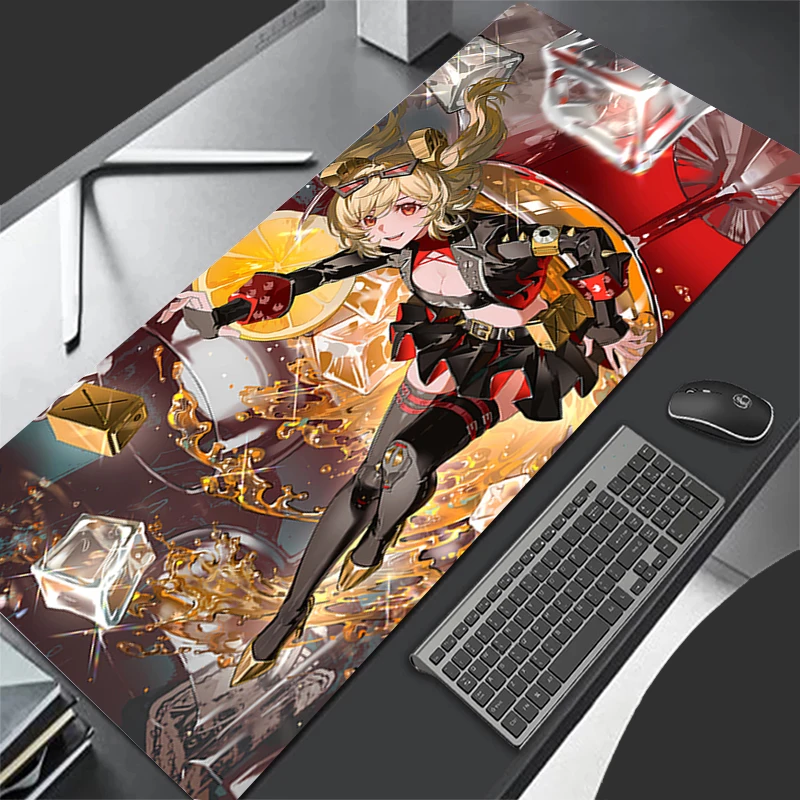 Mousepad Pattern Game Pad Rubber Mouse Pad Accessories Desk Mat Non Slip Office Table Mat Gamer Zenless Zone Zero Keyboard Pad