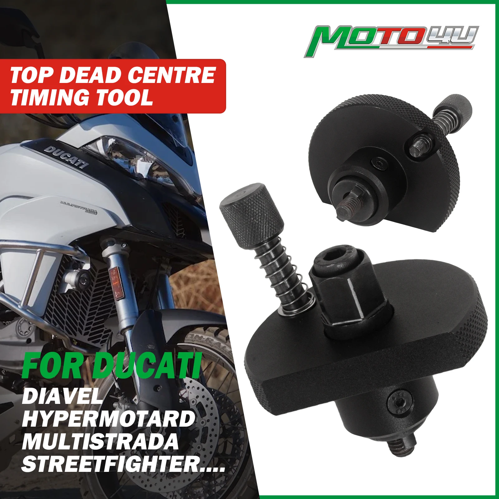MOTO4U For Ducati Diavel 2011 Hypermotard 796 939 Streetfighter XDiavel Top Dead Centre Timing Tool Part Motorcycle Repair Tools