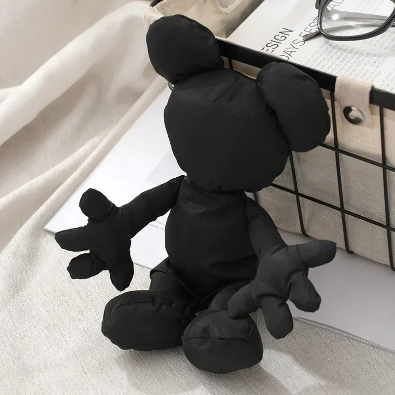 [Funny] 30cm Disney black Minnie Mickey Mouse cotton doll stuffed plush toys Sofa Pillow House Decoration baby Christmas Gift