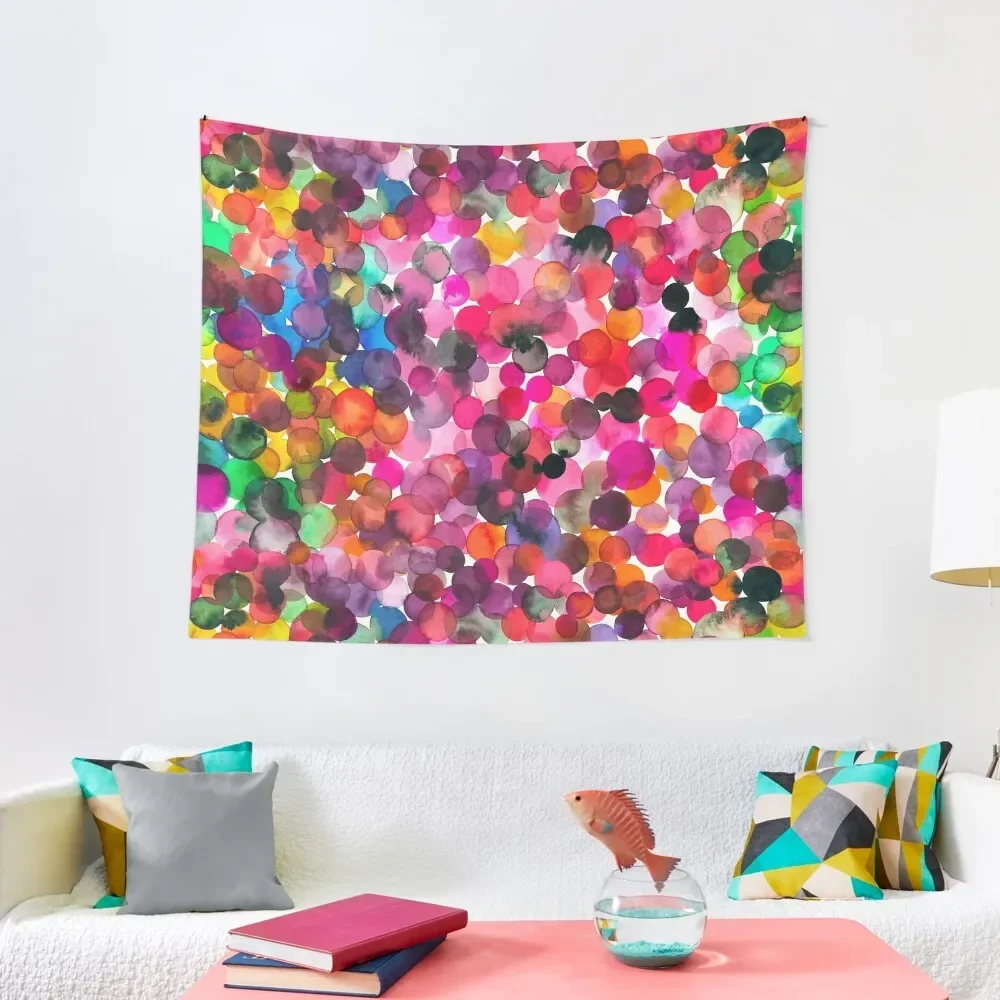 

Watercolor dots Tapestry Decoration Home Room Decoration Aesthetic Wall Coverings Room Aesthetic Decor Tapestry