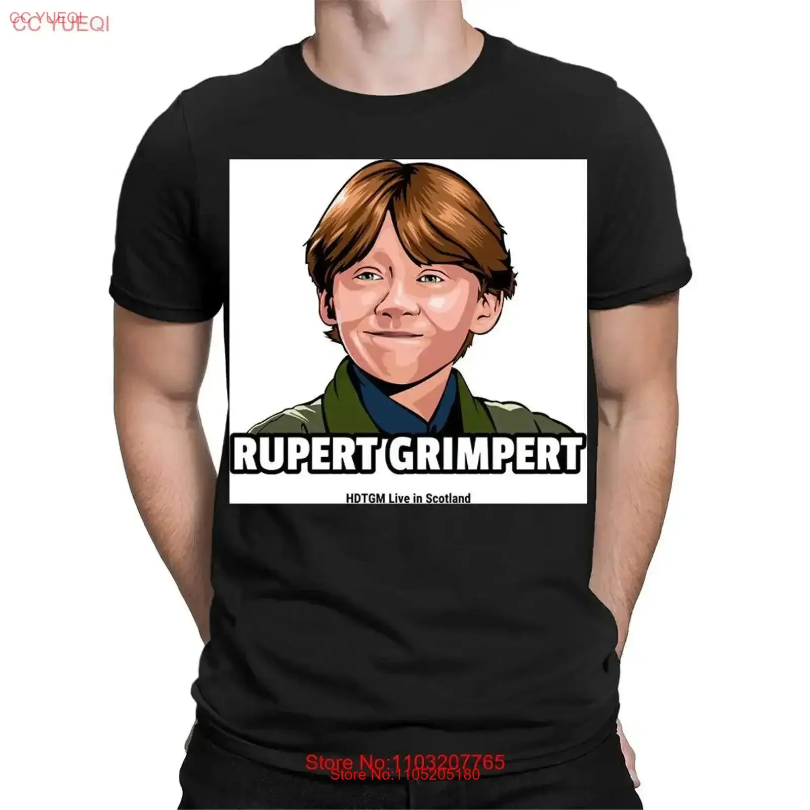 Grimpert Hdtgm Live In Scotland Engraçado Comédia Camiseta Top TA 152 vintage Lavado Versátil Casual Elegante Moda Macia