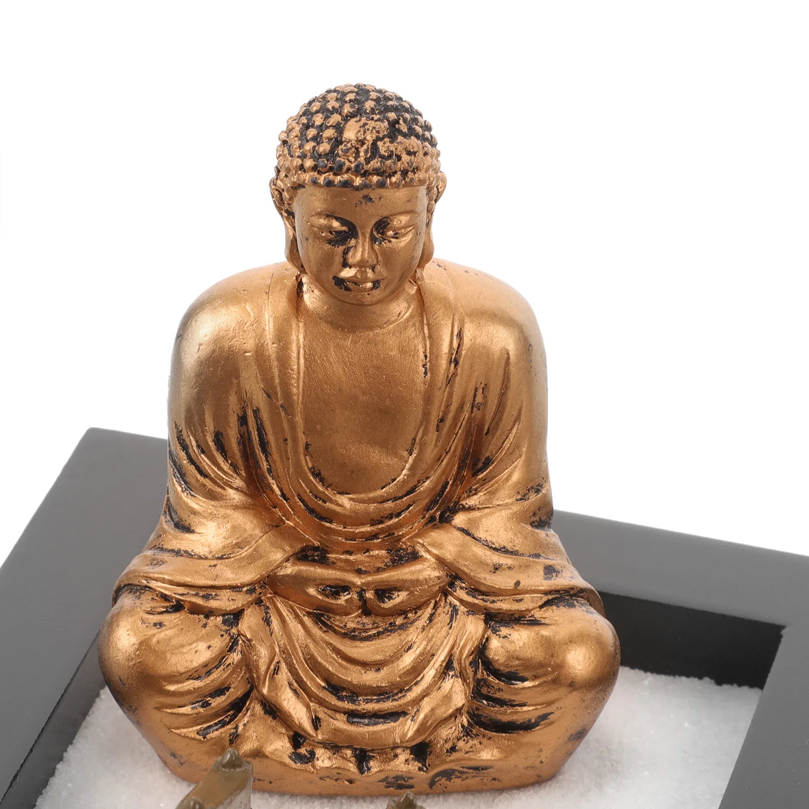 1 Box Zen Kit Wooden Sand Table Ornament Micro Landscape Desktop Meditation Adornment Home Office Decor Sandbox Garden Decor