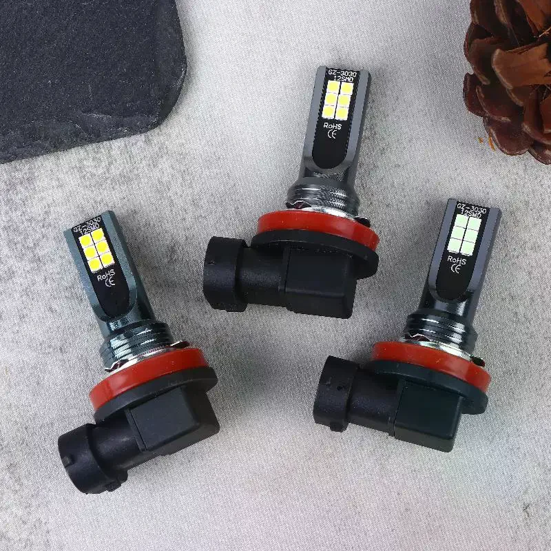 1Pcs H11 H8 H7 H4 LED Car Fog Light Bulbs DRL Motorcycle Headlight Lamp Auto Driving Headlamp 6500K-7500K 12-24V 24W