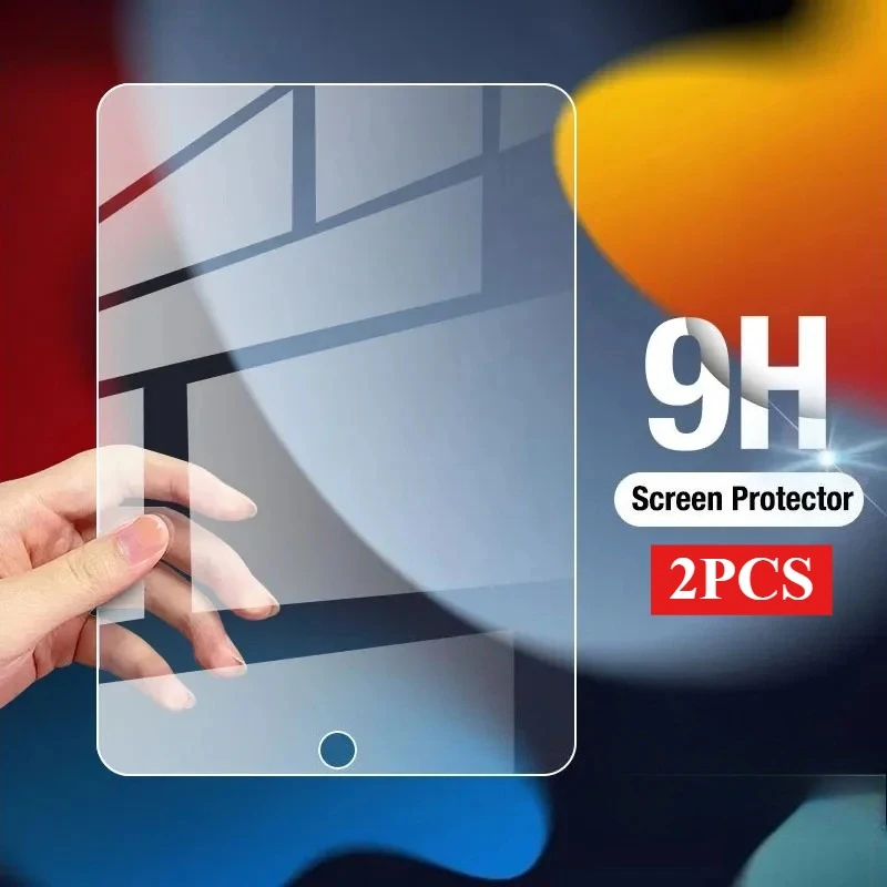 

2pcs 9H HD Tempered Glass Screen Protector for IPad Air 7 6 11 13 Inch M3 M2 A16 11th 2025 10th 9th 8th 7 6 5 4 Air 5 4 Mini 7 6