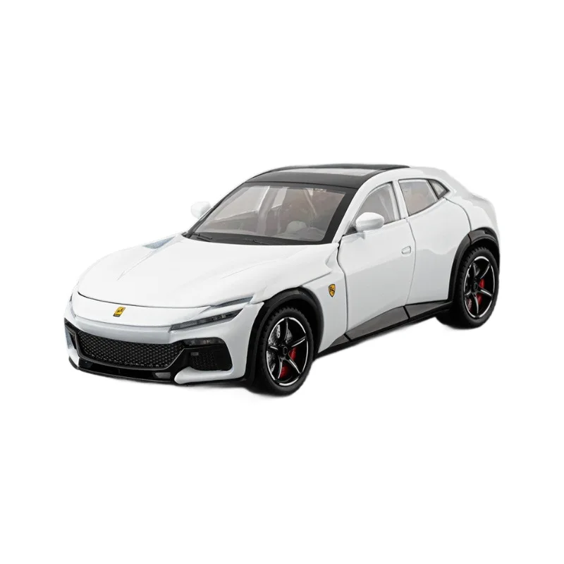 1:22-Pusanrui FUV vehículo todoterreno con sonido y luz coche de juguete extraíble modelo de sonido sala de estar adorno de mesa niño