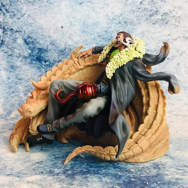 Figurine de Dessin Animé One Piece en PVC, Modèle de 18cm, GenerCrocodile, dérivdu Désert, Jouet d'Ornement, Statue, Collection de Cadeaux