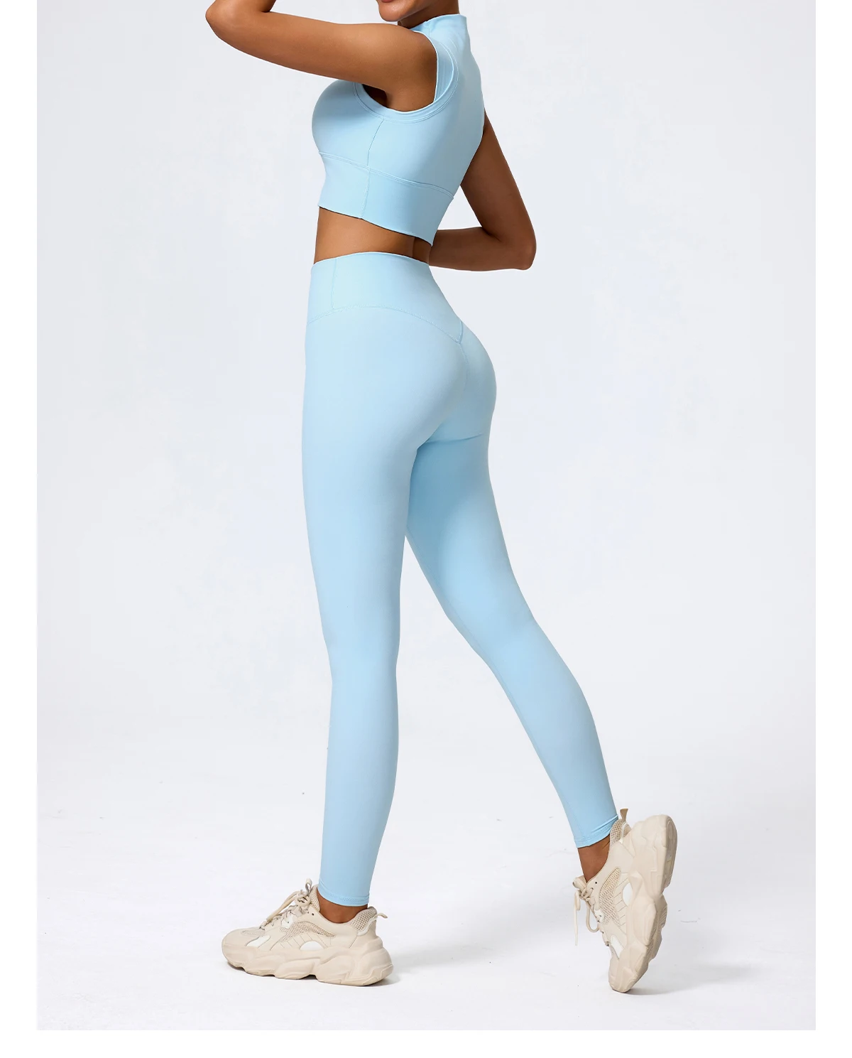 High Impact Gym Top Weibliche Push-Up Sport-Bh Yoga Kleidung Sport Weste Frauen Workout Crop Top Weibliche Stoßfest Büstenhalter Frauen – Detail 15