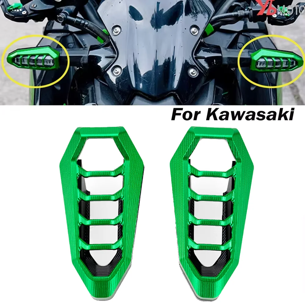 

Для KAWASAKI Z900 Z650 Ninja 650 ZX4R ZX4RR ZX-6R ZX-10R versys 650 мотоциклетная передняя и задняя защита указателя поворота