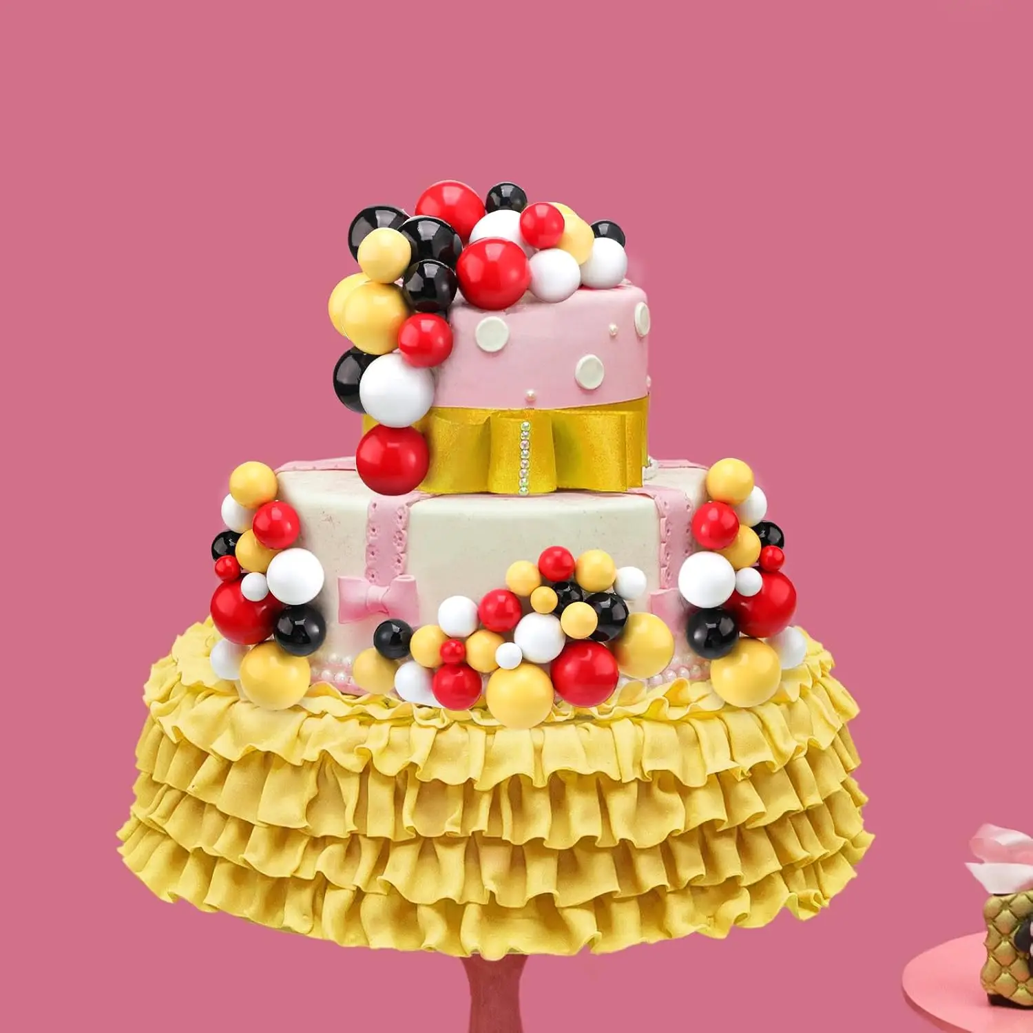 108-teilige Kugeln, Kuchendeckel, Luftballons, Cupcake-Topper, DIY-Luftballons, Cupcake-Topper für Hochzeit, Weihnachten, Jahrestag, Geburtstag – Detail 7