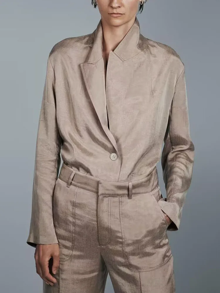 Новый осенний женский костюм Jaet, повседневный комплект брюк, модная рабочая одежда, удобная посадка