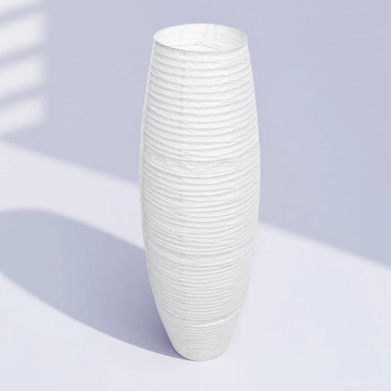 

1pc Paper Lampshade Shaped Floor Bedroom Decorative Light Cover Soft Effect Dust Protection Standing Lamp Shade Lampshade