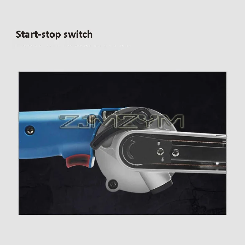 220V 500W Belt Sander Belt Grinder Angle Grinding Machine with 9x533mm Sanding Belts for Wood Metal DIY Polishing Machine