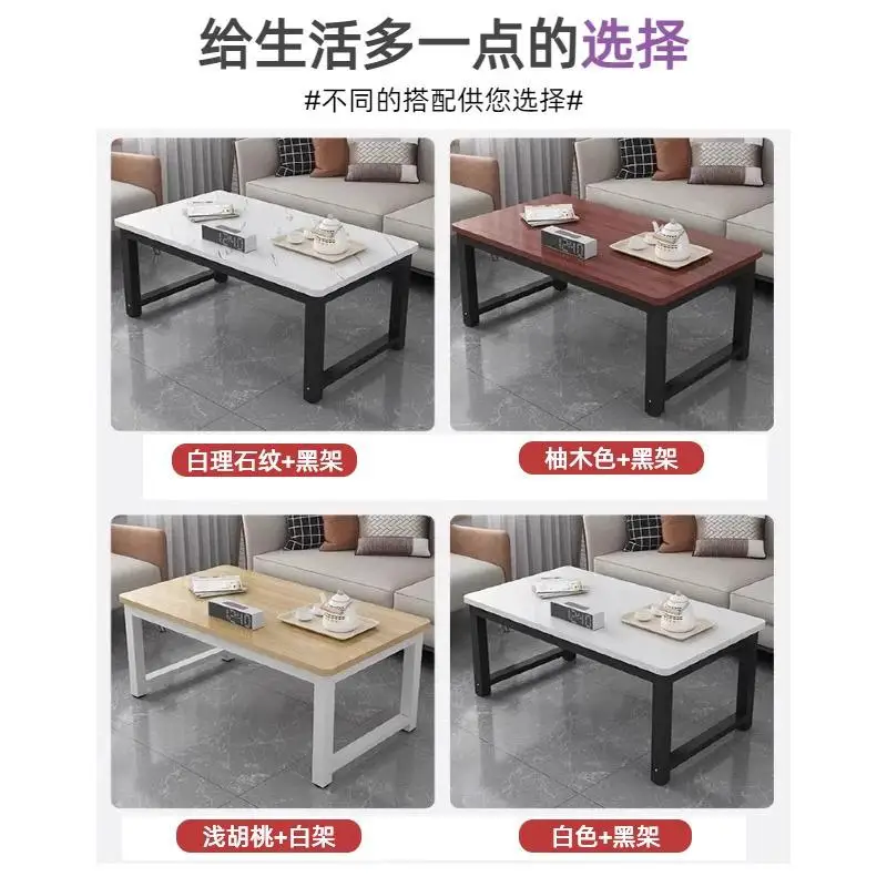 Mesa de centro rectangular, sala de estar, hogar, nuevo balcón, apartamento pequeño, mesa de té sencilla, preparar té