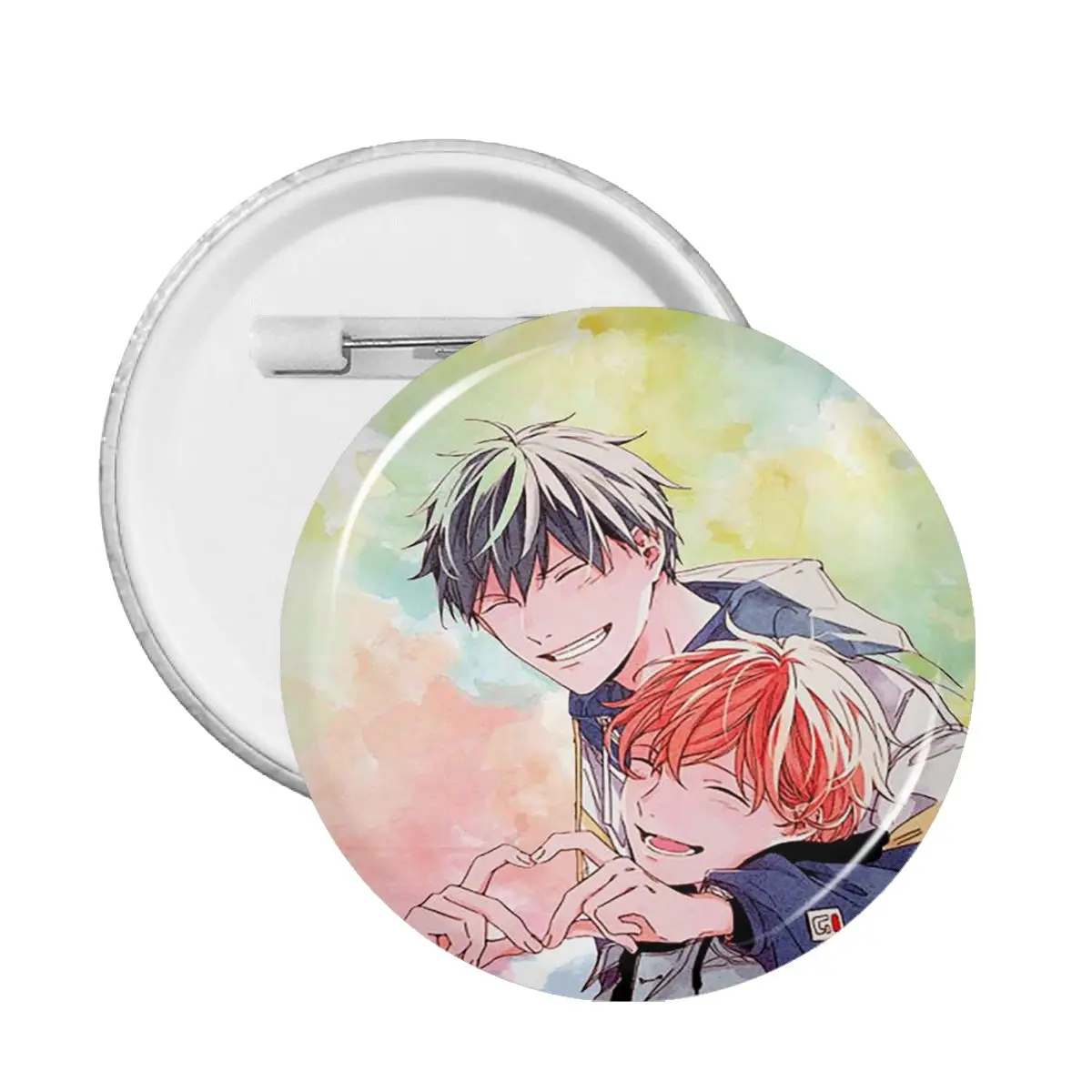 Мягкая булавка с аниме на пуговицах, милые аксессуары для одежды, значок на рюкзак, брошь уенояма рицука 58 мм, булавка, декоративные подарочные значки