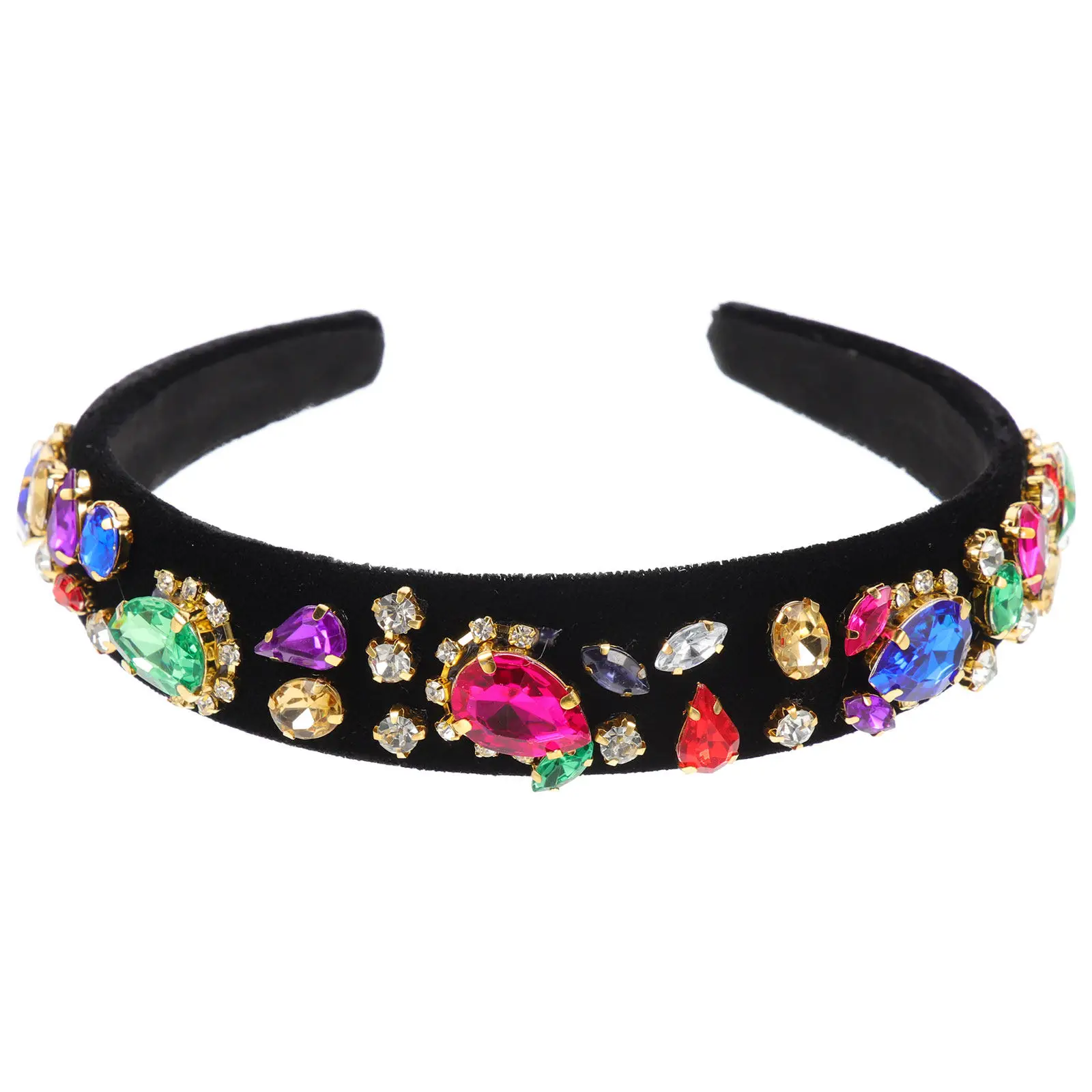 Pearl Headband Hoop Wide Stylish Woman Pearl Hair Decoration Meeting Party Gift Lightweight Comfortable