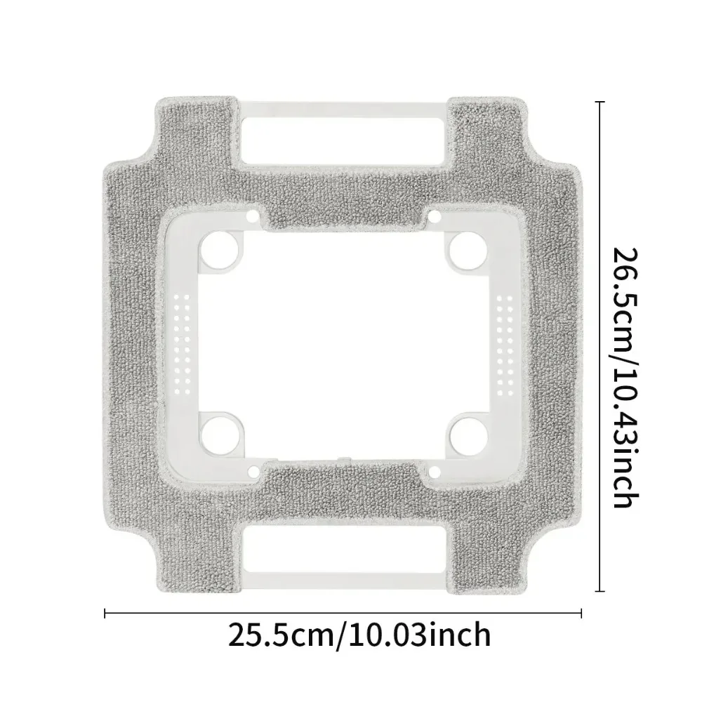 Replacement Parts Cleaning Cloth for ECOVACS WINBOT W3 Omni Window | Mop Cloth Assembly with Bracket Holder, Microfiber Mop Pad image 5
