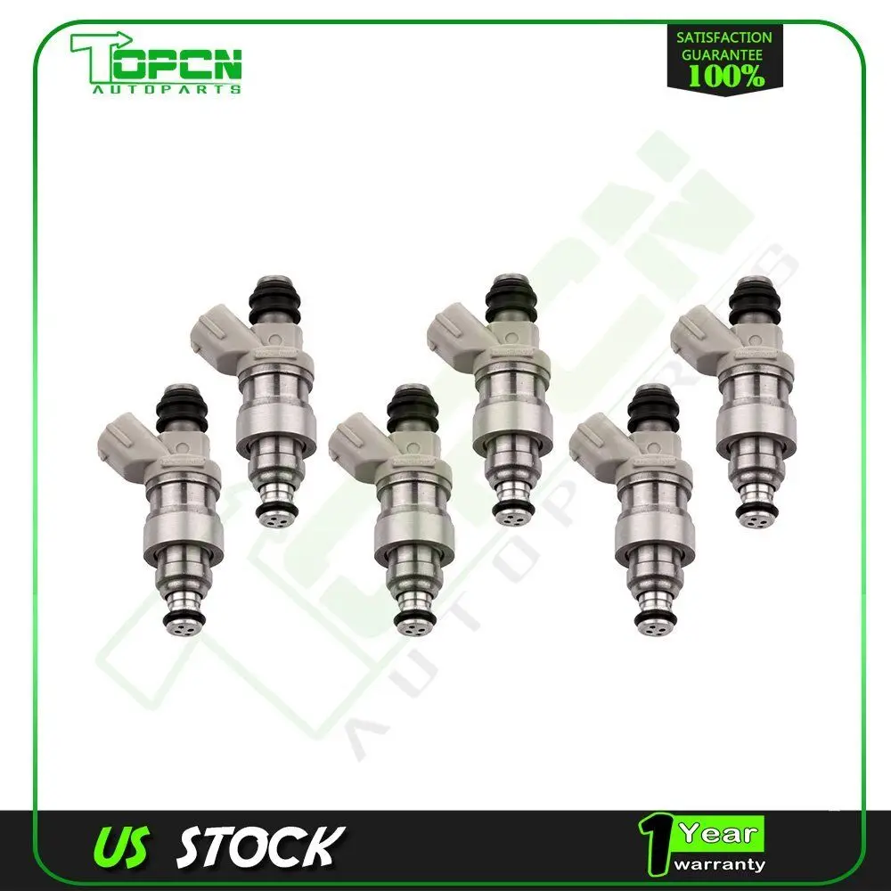 

6 Fuel Injectors For Lexus ES300 For Toyota Camry 3.3L 4Runner T100 Tacoma 3.4L