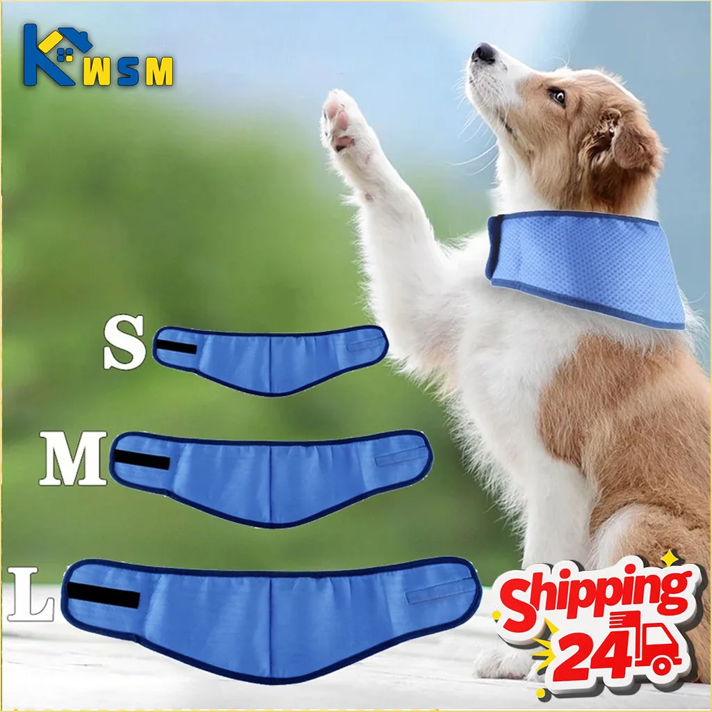 

1-10PCS Pet Cooling Scarf for Dogs Summer Ice Silk Cooling Bandana Neck Wrap for Heat Relief Reusable Chill Mat for Pets
