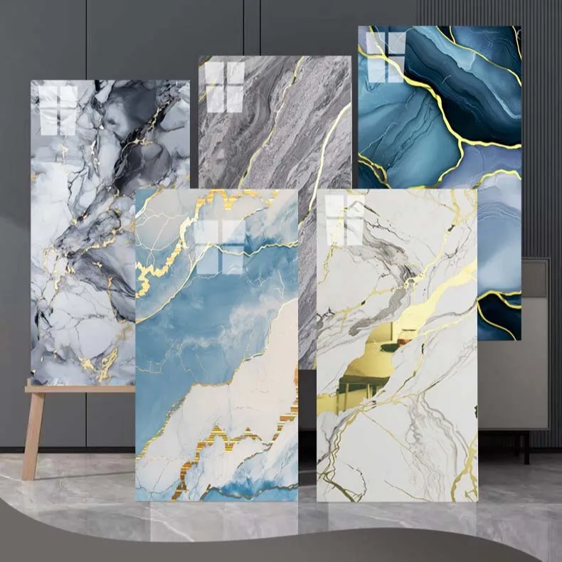 

Marble Aluminum-Plastic Imitation Tile Self-Adhesive Wall Sticker – Waterproof, Moisture-Proof for Kitchen Bathroom Wall Cover