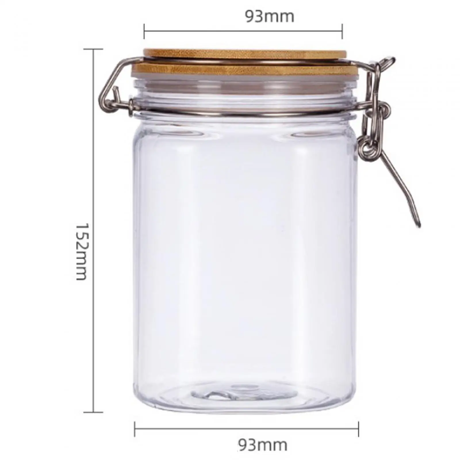 Kitchen Storage Sealed Jar Bottle Portable Coffee Bean Jar Round Airtight Canister with Lid for Herbs Beans Spice Sugar Cereal