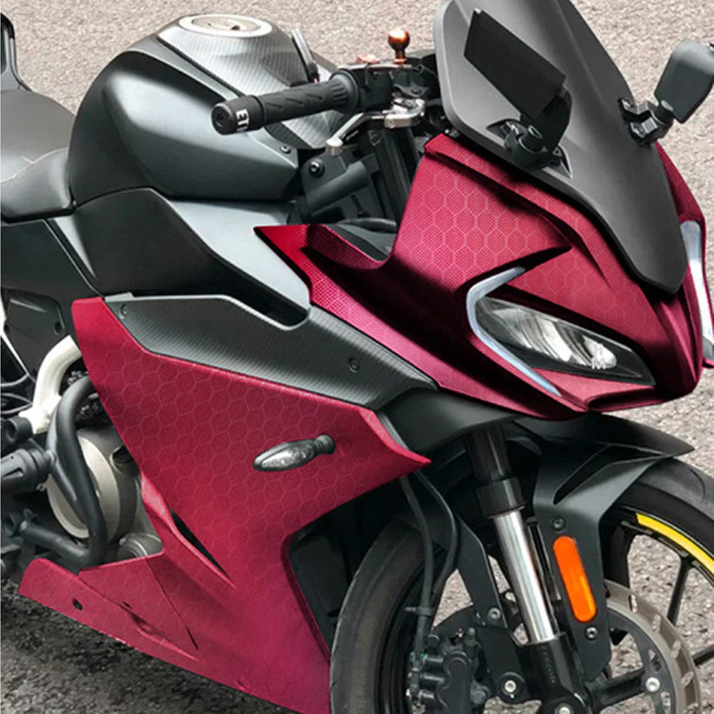 Carbon Fiber Vinyl Wrap Glossy Red Car Stickers Motorcycle Waterproof Vinyl Auto Tuning Self Adhesive Film for Car Accessories view 5