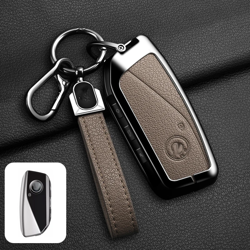 

Zinc alloy car key case suitable for BMW 7 Series G70 G09 XM U06 G81 M3 2023 i7 X7 G07 LCI iX I20 X1 U11 car key protection case